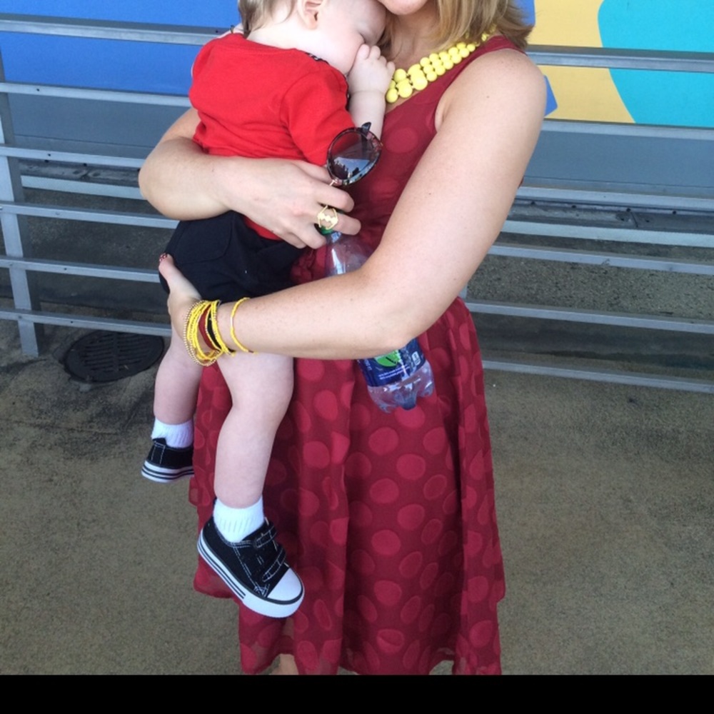 LC Disney Minnie Red Dot Dress (free gift too!) ❤️